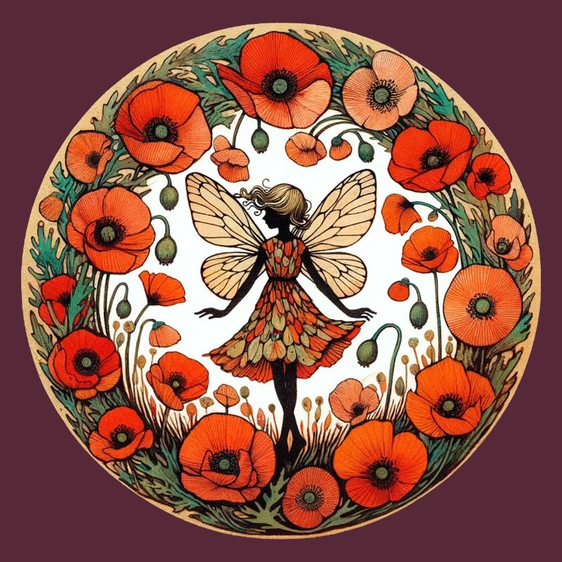 Fée Fleur De Coquelicot