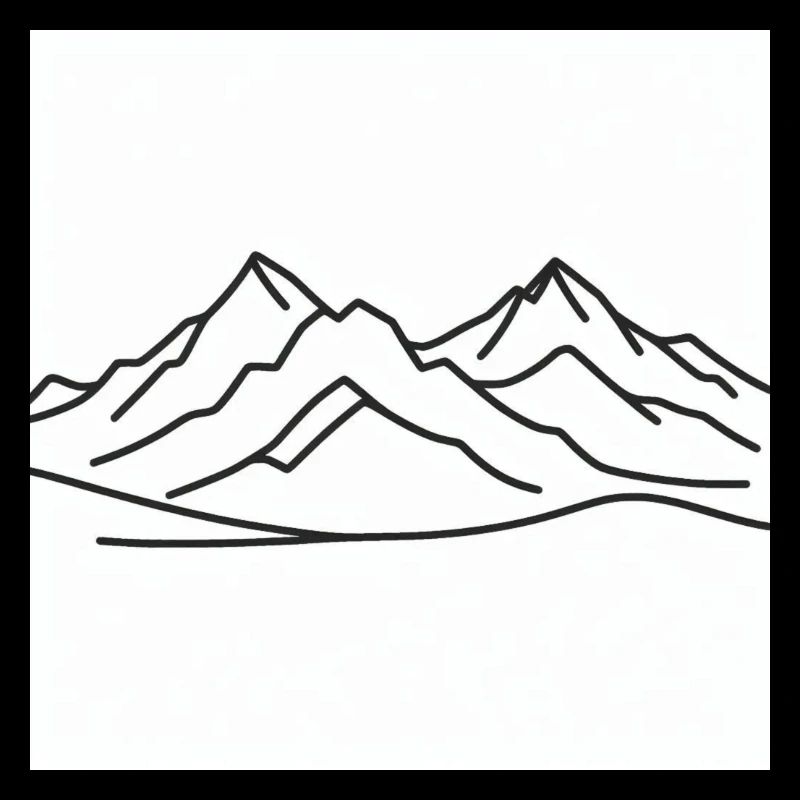 Minimalist Mountain