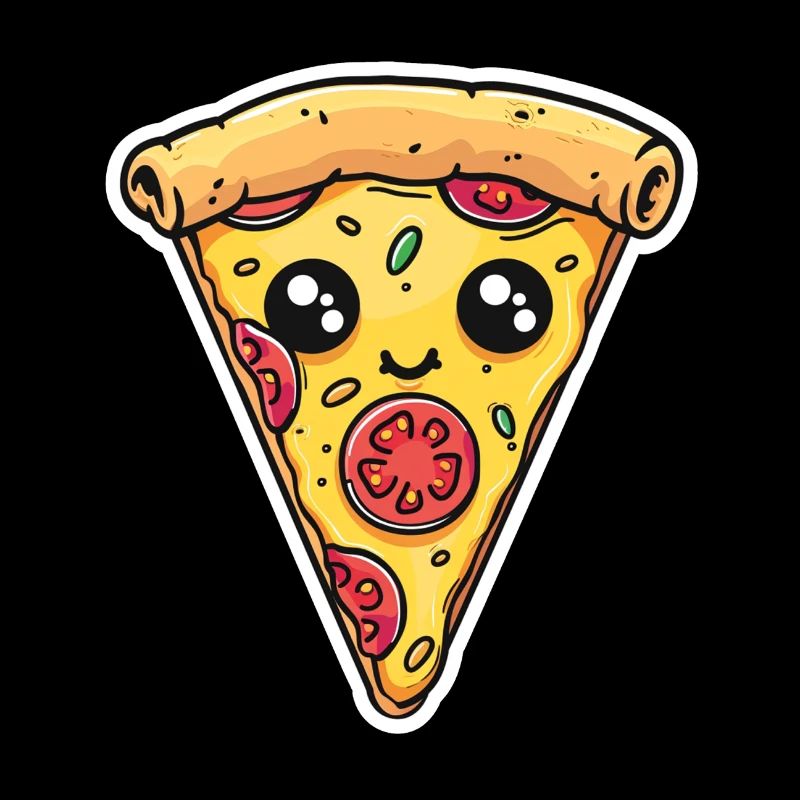 Pizza morceau de pizzeria