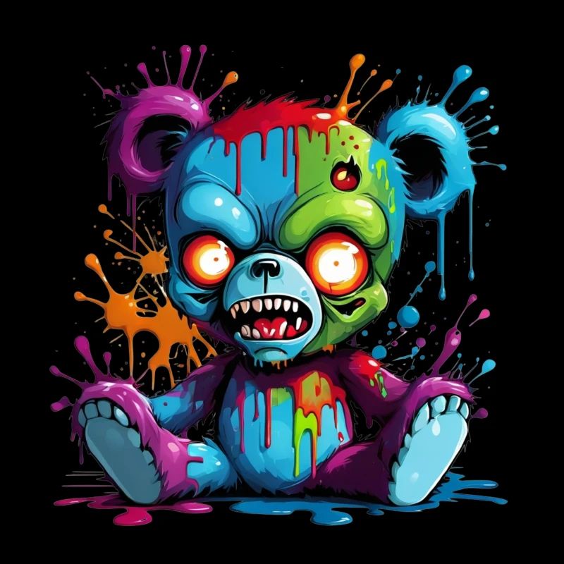 Graffiti Zombie Teddy