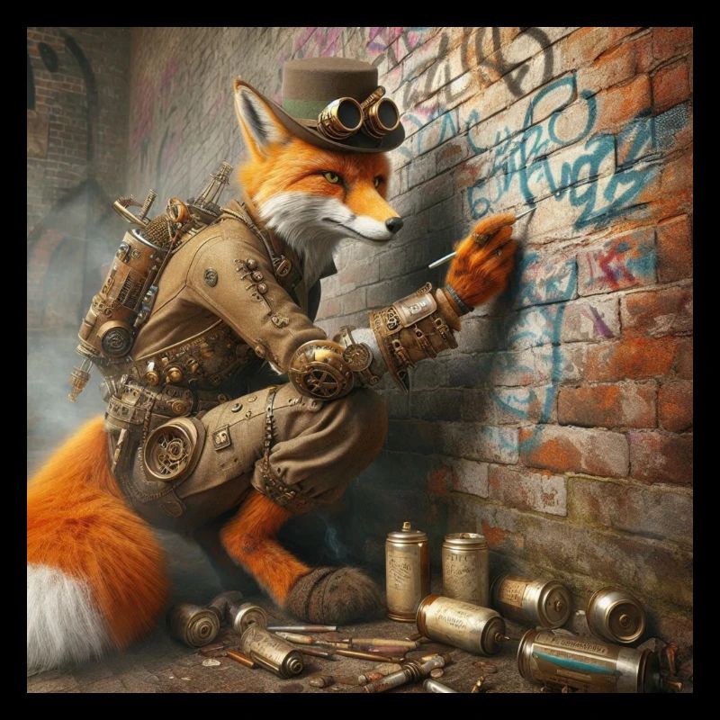 Foxxy graffiti
