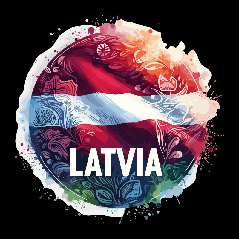 Drapeau de la Lettonie Drapeau Cadeau