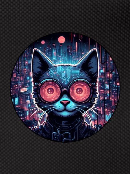 Futuristic Cyber Cat