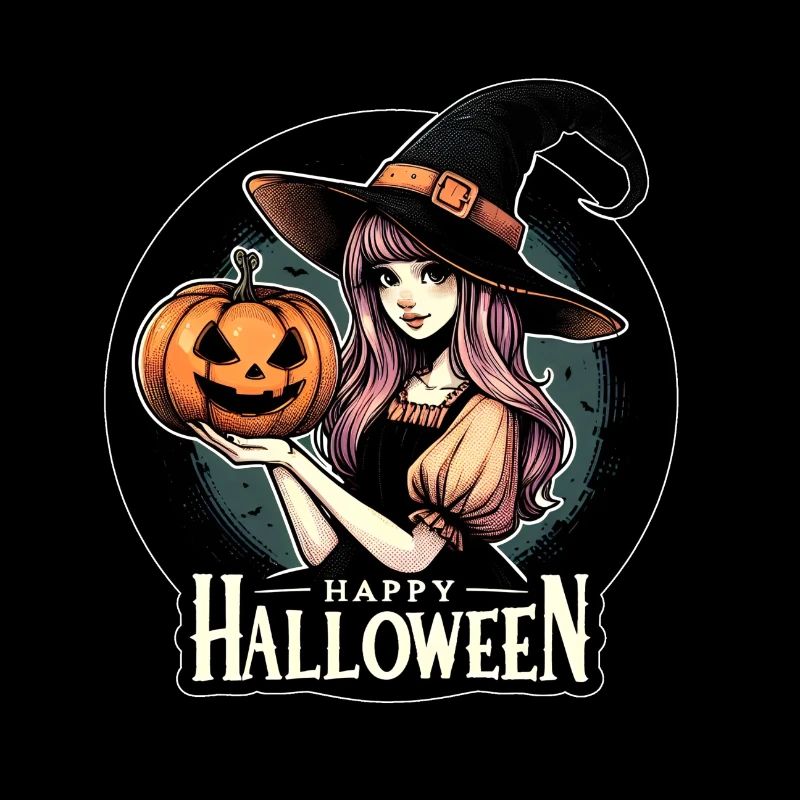 Bonne sorcière d’Halloween