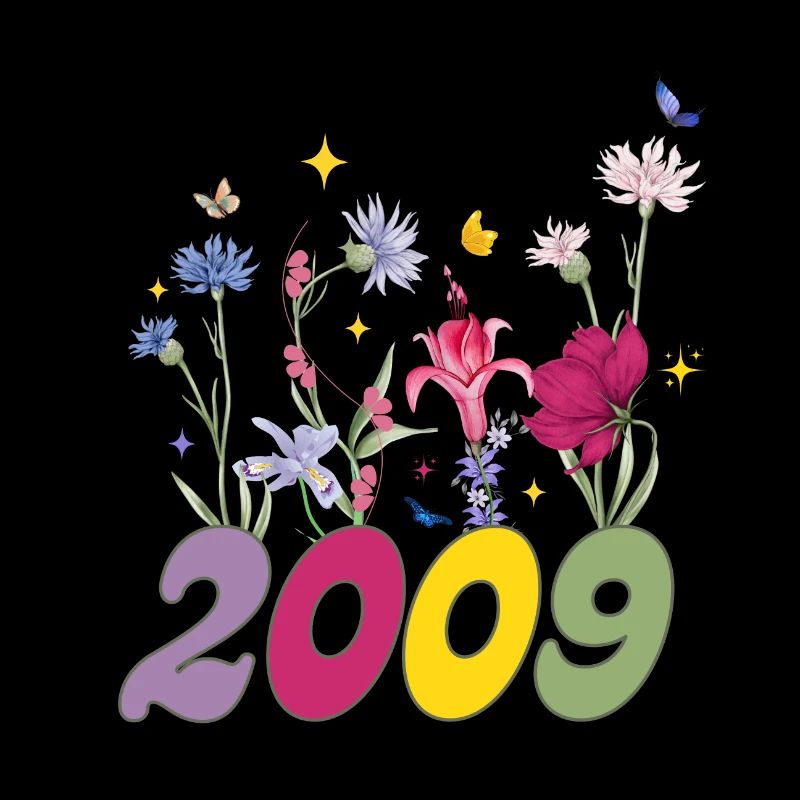 Année de naissance 2009 fleurs sauvages