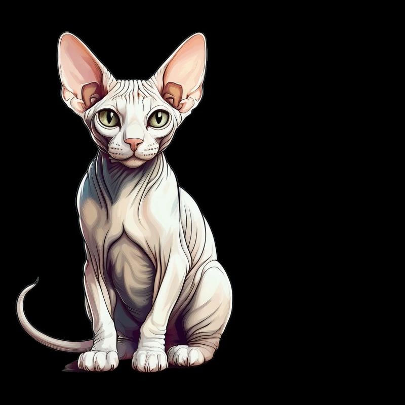 Sphynx-Katze Kein Fell, kein Problem