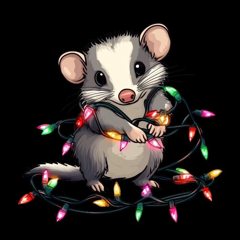 Opossum Weihnachten