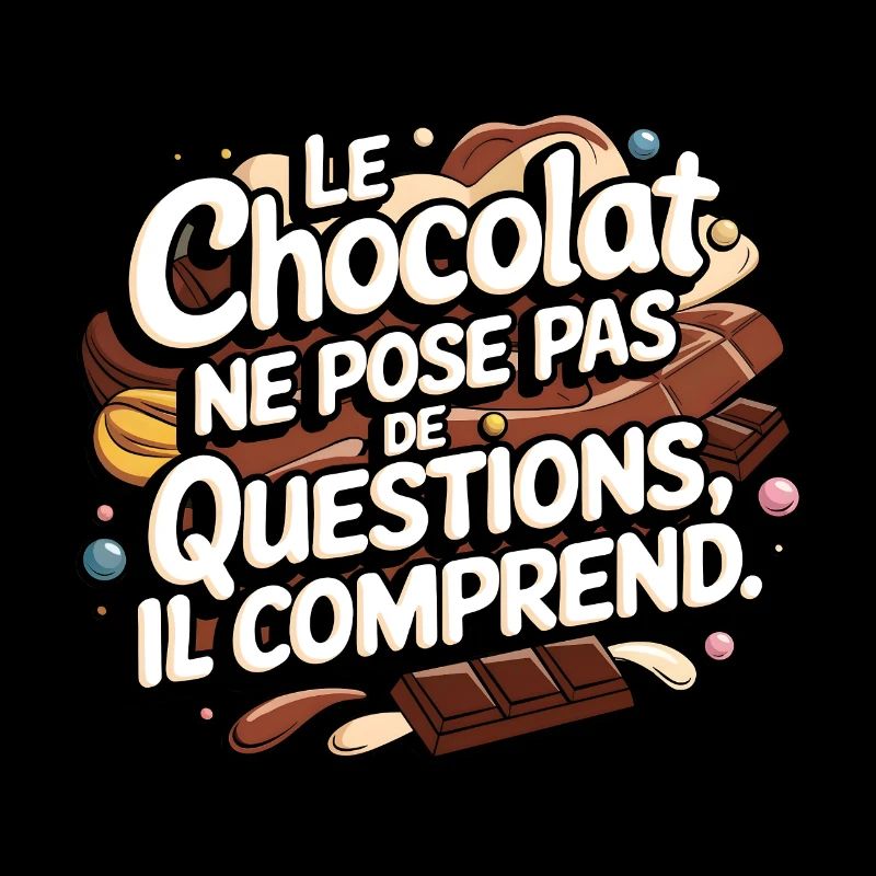 Le chocolat ne pose pas de questions, il comprend