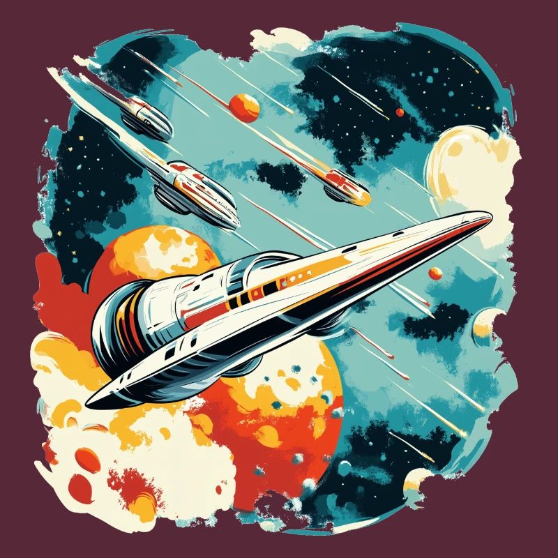Future flight: Galactic space fleet in action