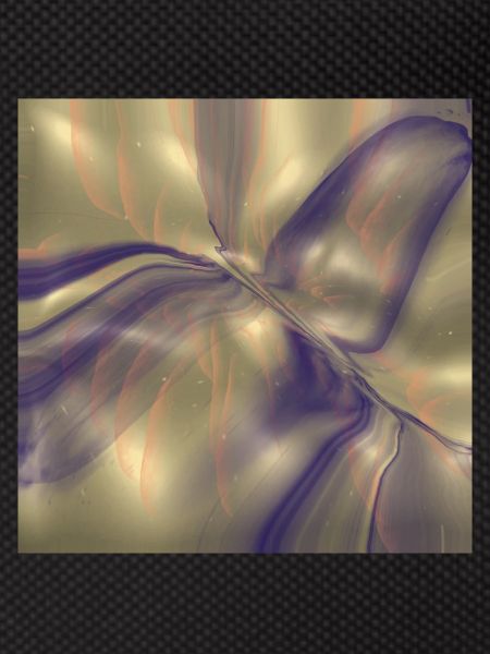 Blue pattern on gold!