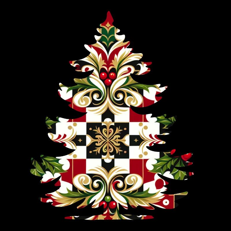 Christmas tree with ornaments