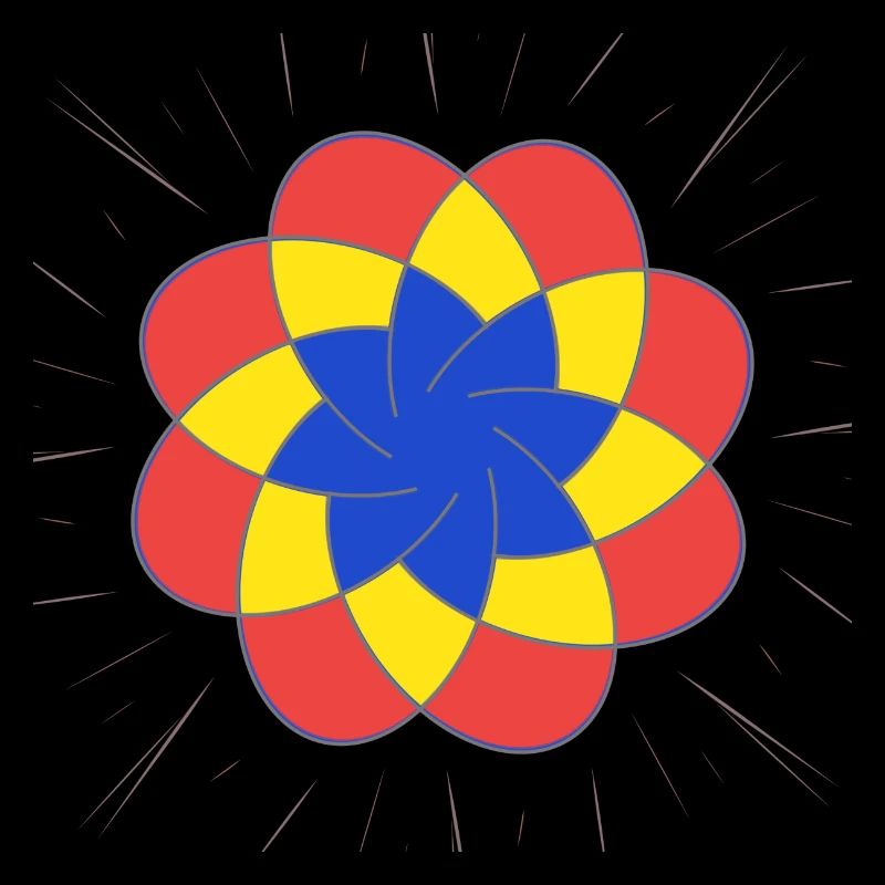 Abstract with a pattern