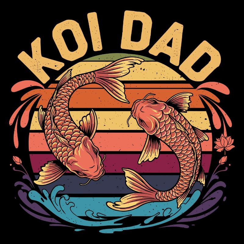 Focus on passion for koi fish