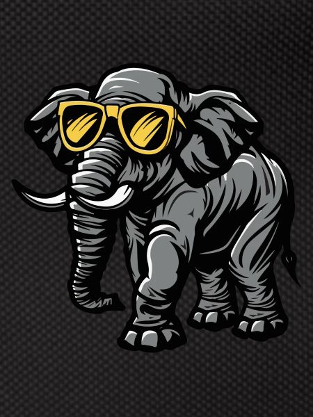 Elefant Comic Cool