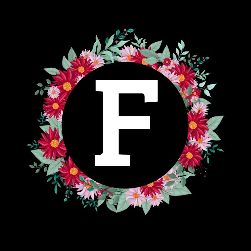 Buchstabe f Blumenkrone