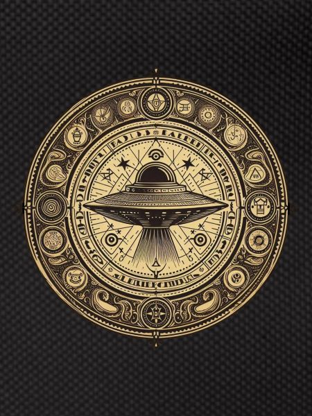 Pre-astronautics UFO Logo
