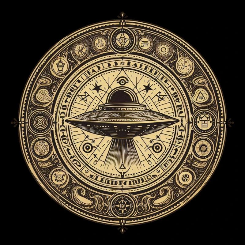 Pre-astronautics UFO Logo