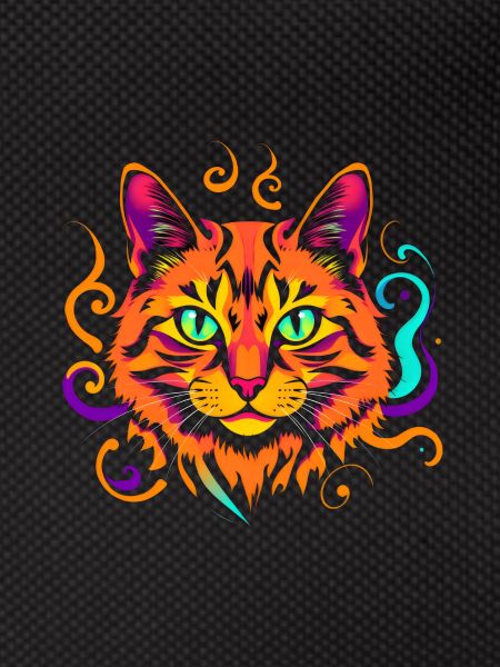 Coole bunte Katze