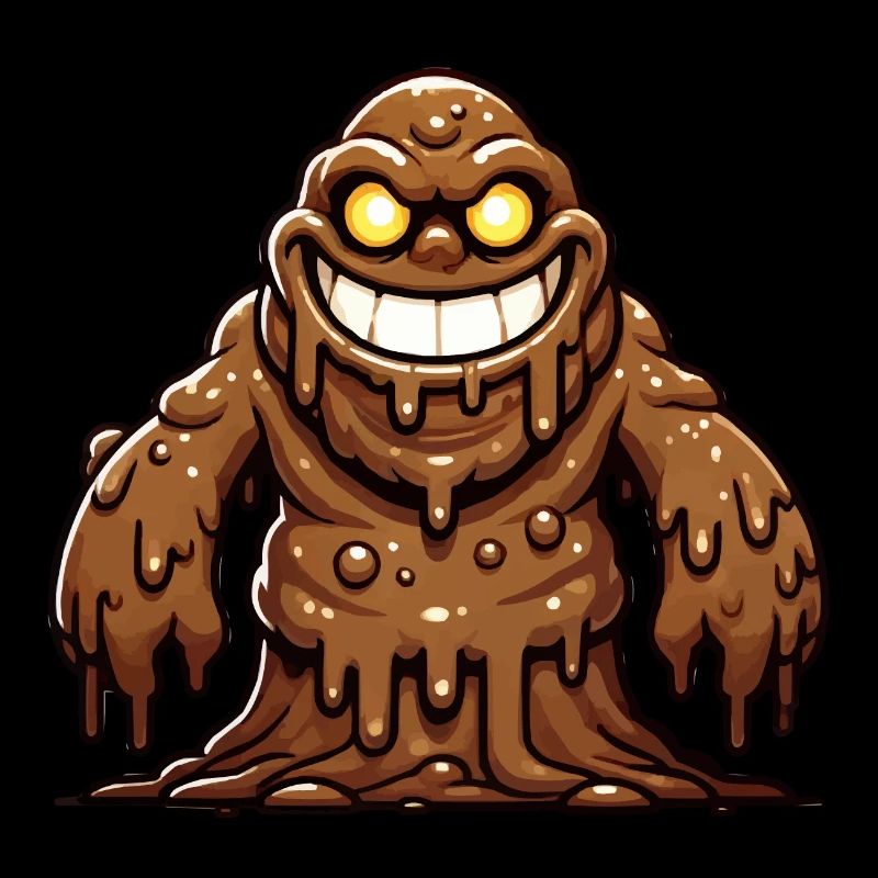monstre de boue