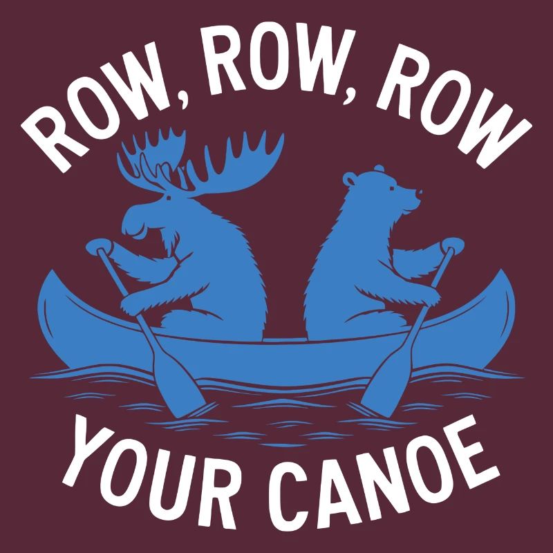 Rame, rame, rame ton canoë