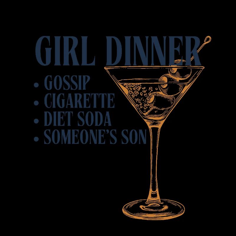 Fille Dîner Bleu