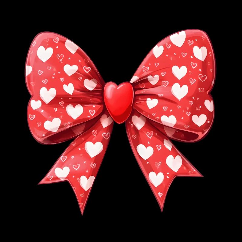 Valentinstag Herz Schleife Geschenk