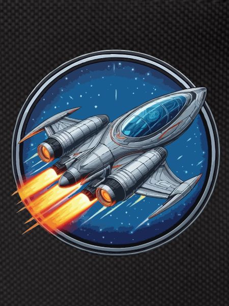Spaceship silver small