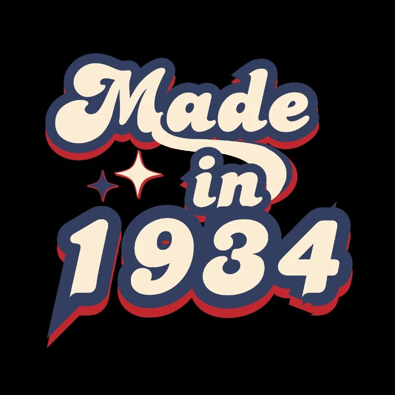 Made in 1934 retro