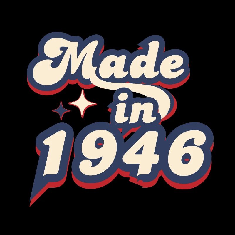 Made in 1946 retro