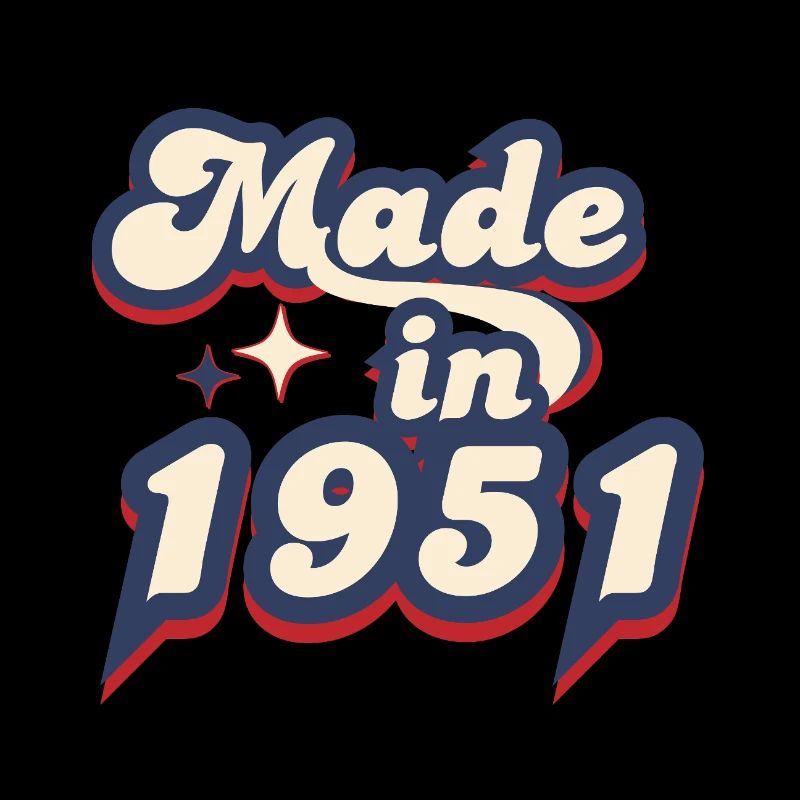 Made in 1951 retro