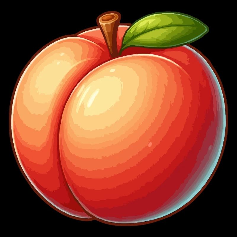 Pfirsichfrucht