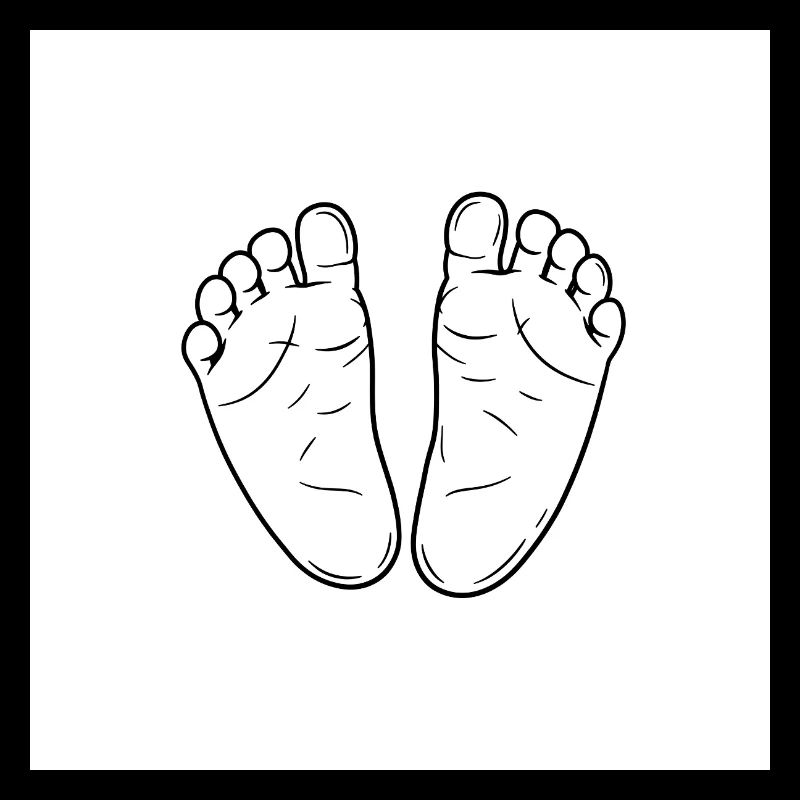 Mignons petits pieds de bébé - Un miracle de la nature