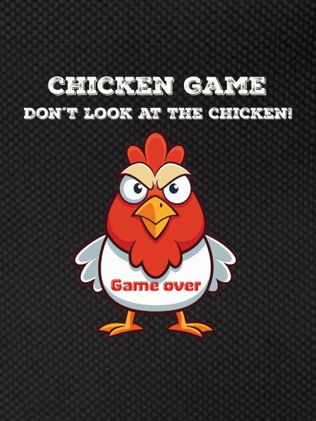 Chicken game white