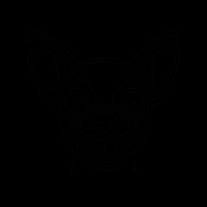 TinyPaws Black & White Edition Chihuahua b