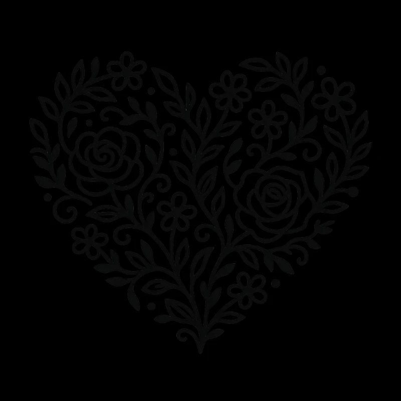Floral Herz