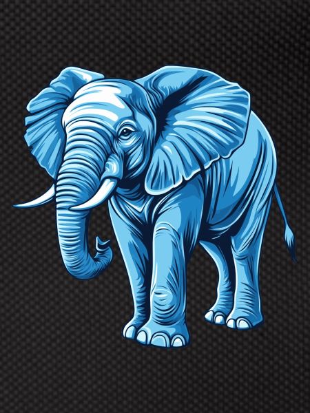 blue elephant