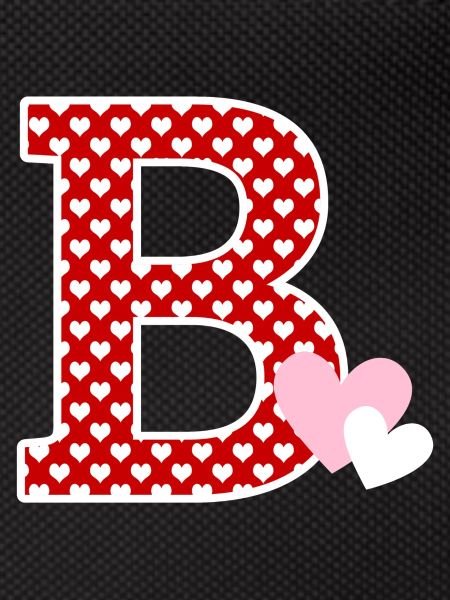 Letter B heart