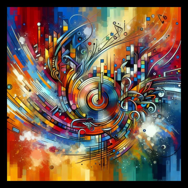 Explosion de Couleurs Abstraites