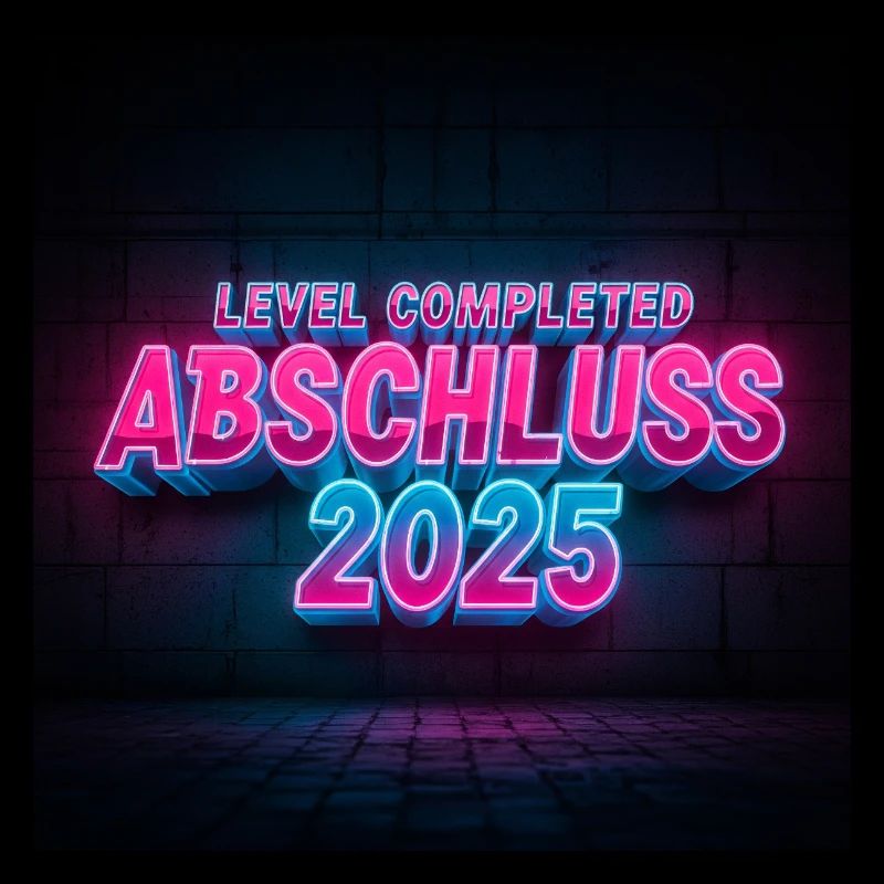 Stylisches Abschluss 2025 Design – Perfekt