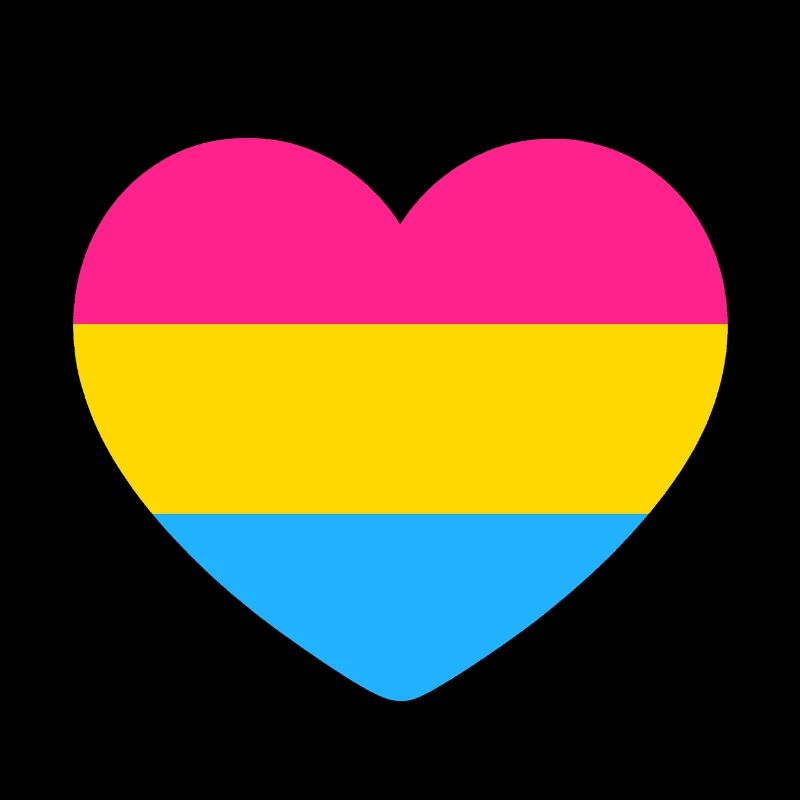 Pan Flag Heart