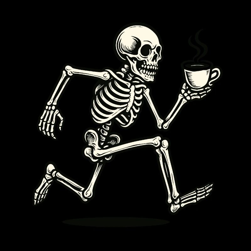 Club de course Skeleton Coffee