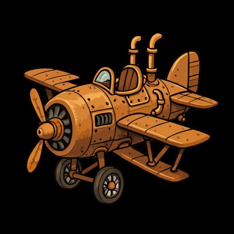 flugzeug steampunk