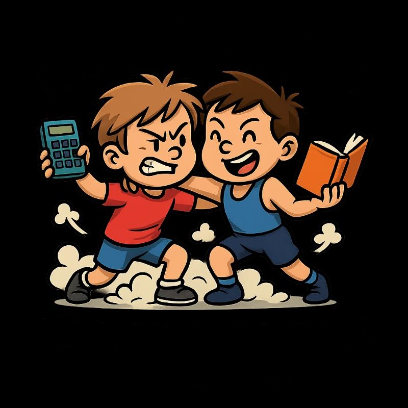 Math German Duel Wrestling