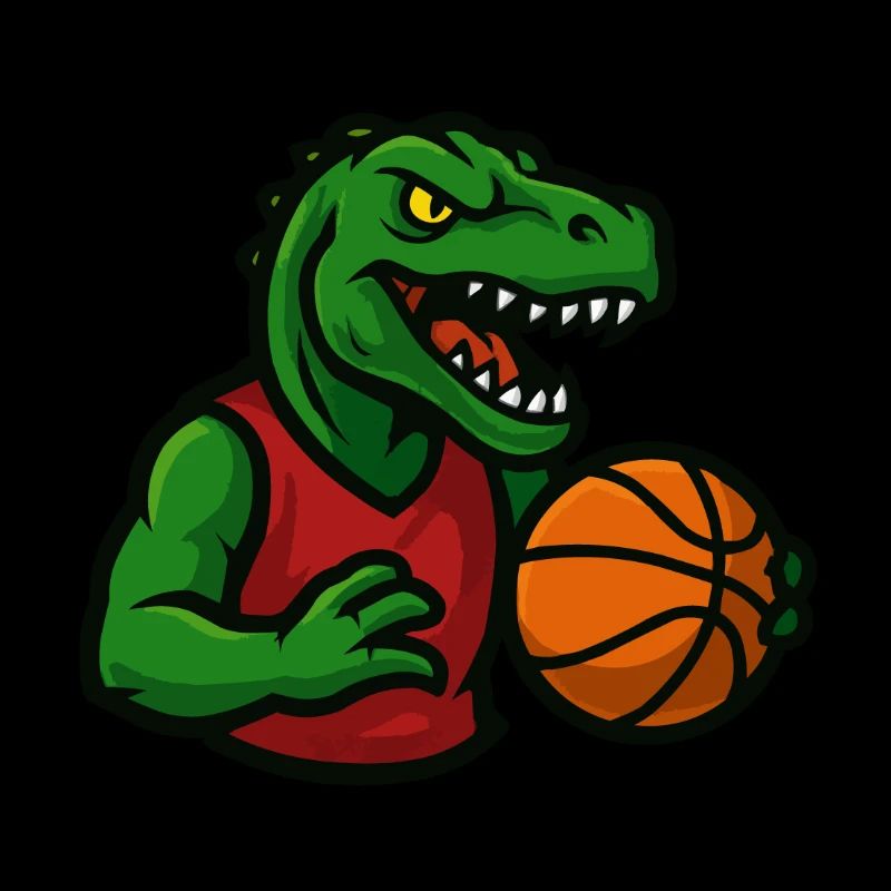 Bande dessinée de basket-ball Dino