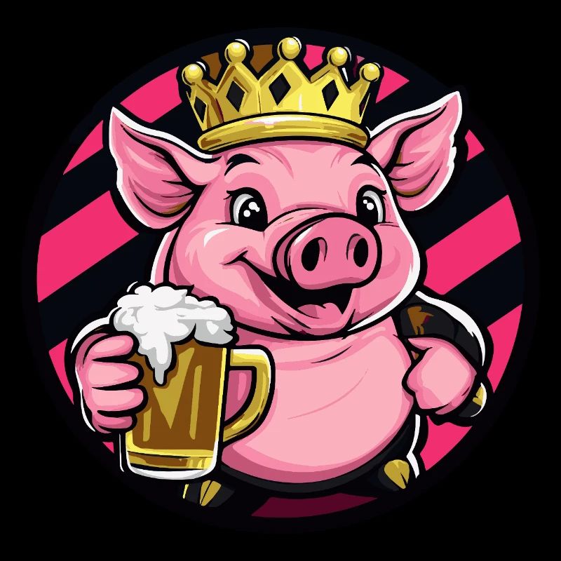 Schwein Bier