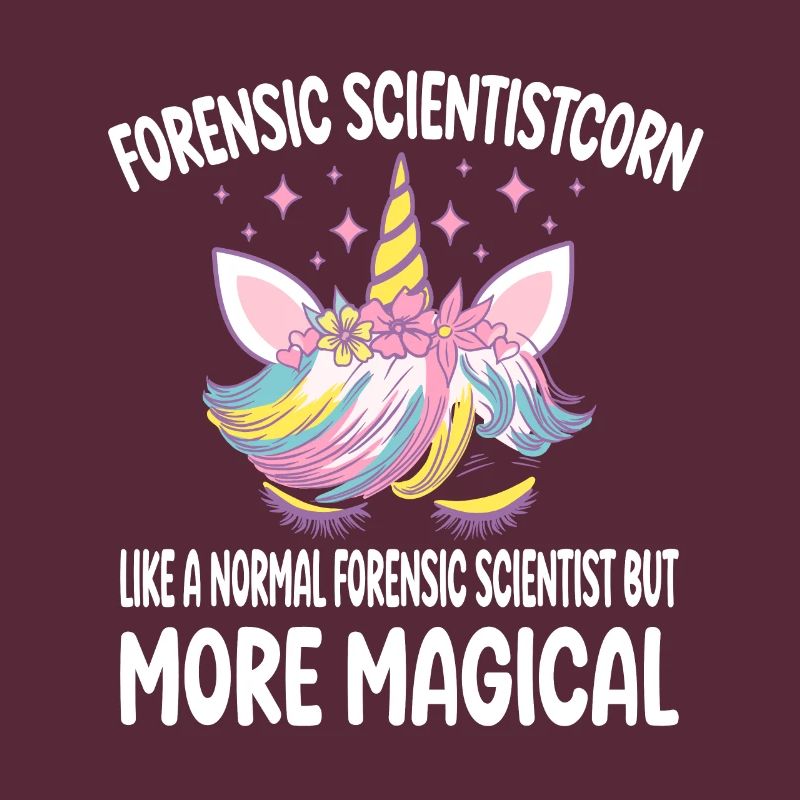 Forensic Scientistcorn comme un scientifique normal