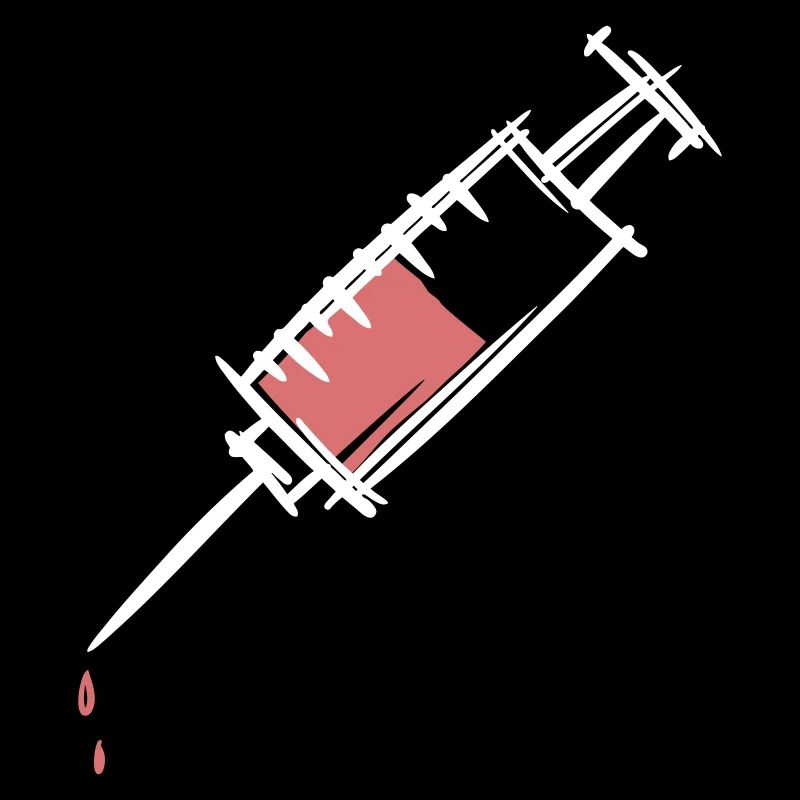 Full Dripping Syringe Injection Nurse