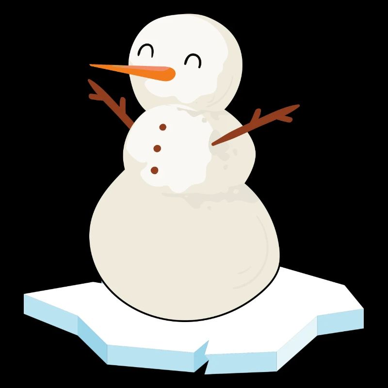Ice bath "Snowman at the Ice Hole" Winter swimming