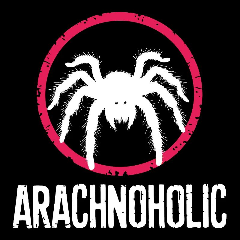 Arachnoholic big hairy tarantula silhouette