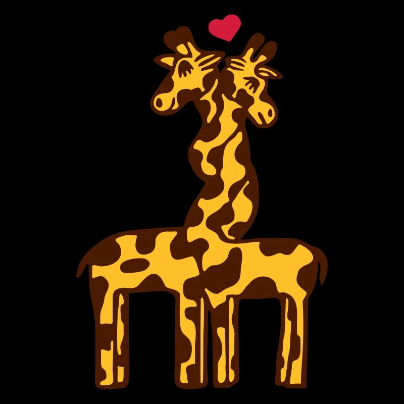 Verliebte Giraffen